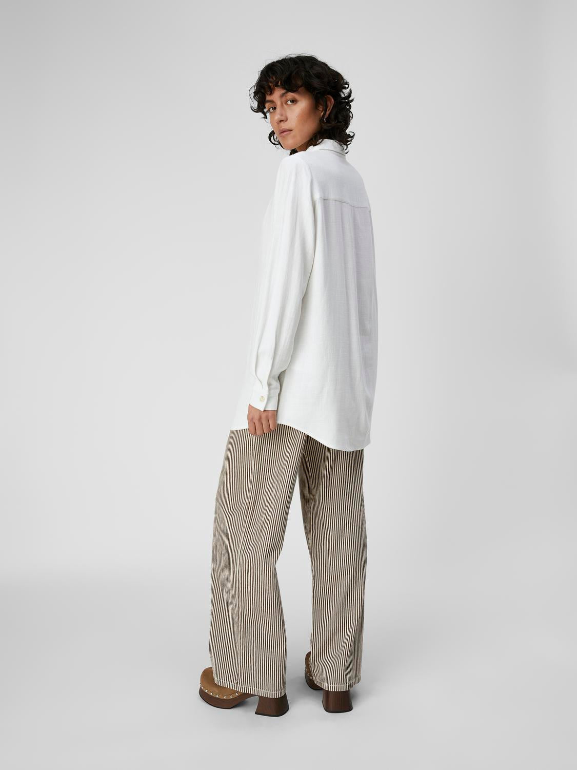 OBJSANNE Shirts - Cloud Dancer